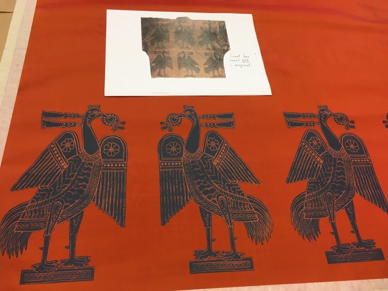 With a picture of the original